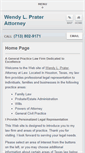 Mobile Screenshot of praterlaw.com